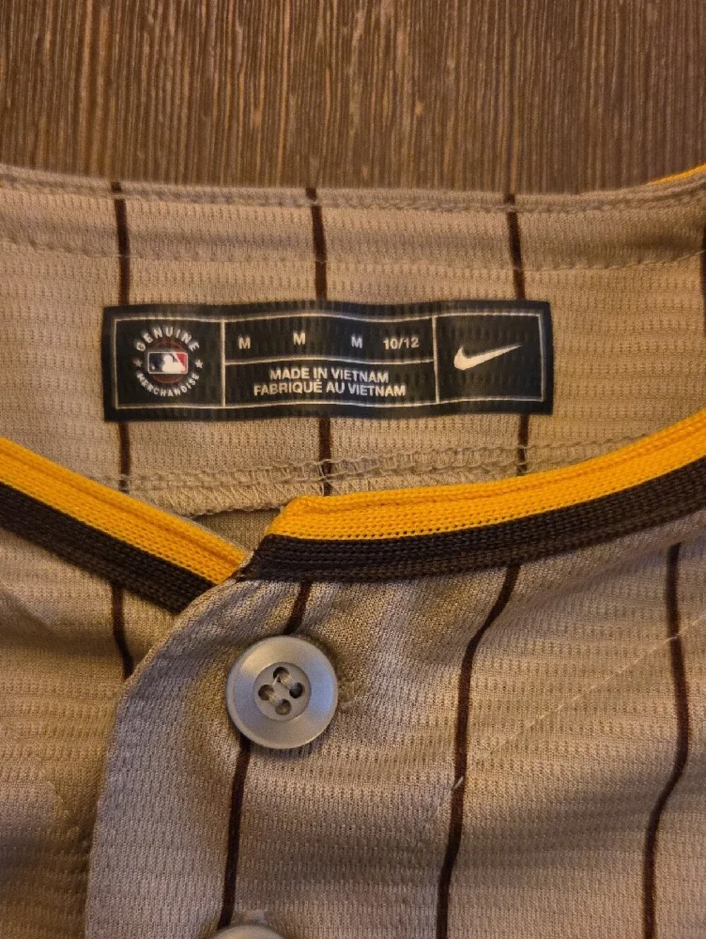 Kids Nike San Diego Padres Pinstripe Baseball Jersey #23 Tatis Jr Sz M
